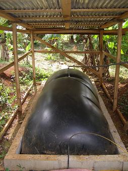 Balloon digester