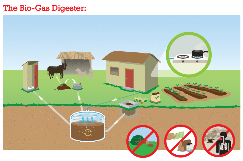 Image result for biogas plant