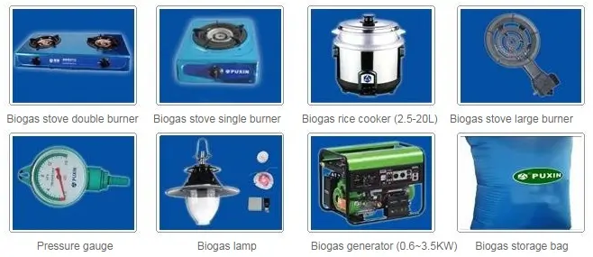 biogas applicances